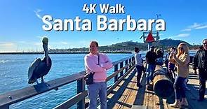 SANTA BARBARA Stearns Wharf ⛵️ Walk 4K 2024