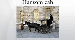 Hansom cab