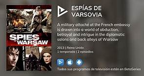 ¿Dónde ver Espías de Varsovia TV series streaming online?