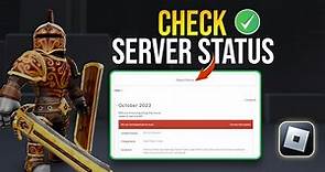 How to check Roblox server status | See Roblox Server Time