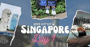 新加坡自由行|2024寒假|Day1|酷航初體驗、星耀樟宜、魚尾獅、V Hotel、一定要玩的水陸鴨子船