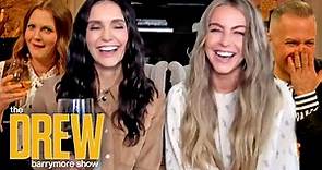 Nina Dobrev and Julianne Hough Play "Did the Crime, Sip the Wine" with Drew