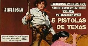 📽️ Cinco pistolas de Texas (1966) Película Completa en Español