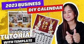 DIY Customized Calendar 2024 for Business - Free Download PDF Template