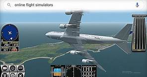 I tried FREE Browser Flight Simulators