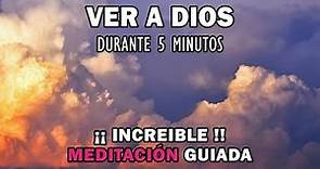 Ver A Dios Y Hablar Con Él durante 5 minutos, MEDITACIÓN GUIADA, la fuente de inspiracion.