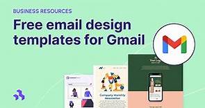 Free email design templates for Gmail | 2019 (G Suite add-on)