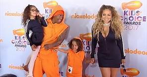 Mariah Carey and Nick Cannon Reunite! 2017 Kids' Choice Awards Orange Carpet