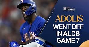 Adolis García had a performance FOR THE AGES in ALCS Game 7!