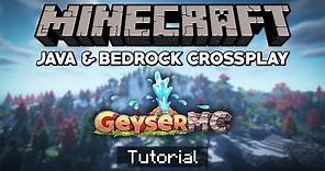 Minecraft Java & Bedrock Crossplay Server (GeyserMC Tutorial)