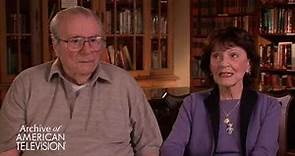 Writers Rocky and Irma Kalish on the "All in the Family" episode "Edith's Christmas Story"