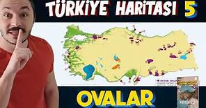 TÜRKİYE'NİN OVALARI- Türkiye Harita Bilgisi Çalışması (KPSS-AYT-TYT)