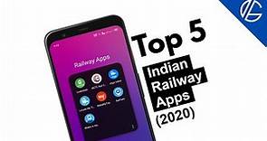 Top 5 Best Indian Railway Apps for Train Ticket Booking, PNR Status & Train Status 🔥🔥🔥