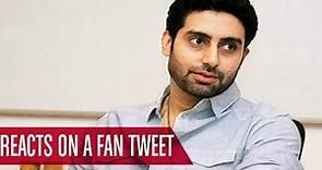 Abhishek Bachchan REACTS To A FANS Tweet On Twitter | Bollywood News