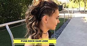 THE ULTIMATE PUNK ROCK HAIRSTYLE!! (BRAIDED FAUX HAWK)