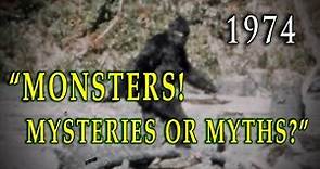 "Monsters! Mysteries or Myths?" (1974) Ground-Breaking Paranormal TV Special