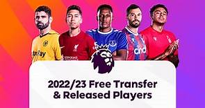 Premier League clubs publish 2022/23 released lists