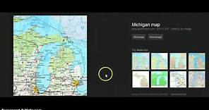 Maps of Michigan