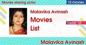 Actor Malavika Avinash movies list