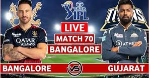 RCB vs GT Live Scores & Commentary | Royal Challengers Bangalore vs Gujarat Titans Live Scores