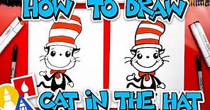 How To Draw The Cat In The Hat (Easy Cartoon Version)