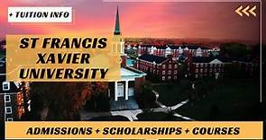 St Francis Xavier University Admission and Scholarships 2022