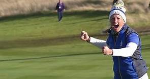 Suzann Pettersen's putt to win The Solheim Cup 2019