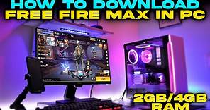 how to install free fire max in pc | Play free fire max in laptop | Dinesh Gaming Zone