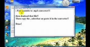 Free youtube Converter to Mp3