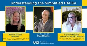 Understanding the Simplified FAFSA at UC Irvine