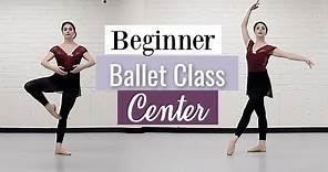 Beginner Ballet Class Center | At Home Workout | Kathryn Morgan
