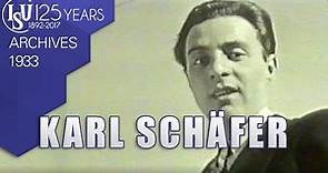 Karl Schäfer (AUT) - World Championships Zürich 1933 (Practice) - ISU Archives