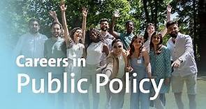 Careers in Public Policy