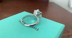 Tiffany & Co 4.02 ct Brilliant Round Diamond Ring D VS2 3EXC at Bluechipjewelry.com