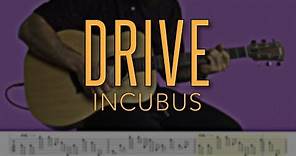 Drive - Incubus | HD Guitar Tutorial With Tabs