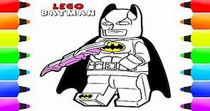 How to Coloring Lego Batman | BATMAN Coloring Pages | Awesome Batman Coloring Pages