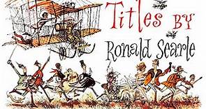 All Title Sequences Designed by Ronald Searle