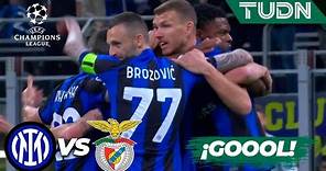 ¡GOL FULMINANTE! ¡Barella no perdona! | Inter 1-0 Benfica | UEFA Champions Leahue 2022/23 4tos |TUDN