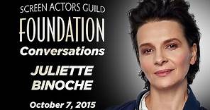 Juliette Binoche Career Retrospective | SAG-AFTRA Foundation Conversations