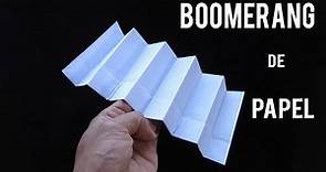 Como Hacer un Avión de Papel BOOMERANG!! Origami