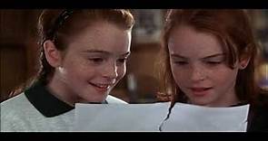 Juego de Gemelas Annie y Hallie Descubren que son Hermanas Español latino 1998 Lindsay Lohan