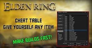 Elden Ring Cheat Table - How to Get any Items or Runes (CHEAT ENGINE)