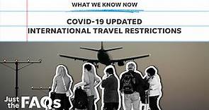 COVID-19: What to know about new testing requirements for air travel | JUST THE FAQS