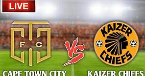 Cape Town City vs Kaizer Chiefs 2nd half Live Match Score