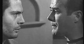 Marcello Mastroianni e Massimo Serato in Febbre di vivere (1953) un film di Claudio Gora