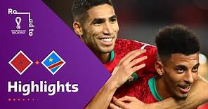 Morocco v Congo DR | FIFA World Cup Qatar 2022 Qualifier | Match Highlights