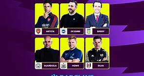 2022/23 Barclays Manager of the Season nominees