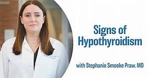 Signs of Hypothyroidism | UCLA Endocrine Center