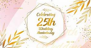 Silver Jubilee Invitation I 25th Wedding Anniversary Invite Video | Code-A02