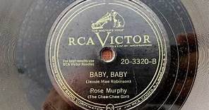 BABY, BABY by Rose Murphy (The Chee-Chee Girl) 1948